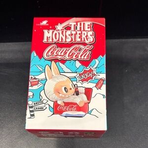 Coca-Cola The Monsters “Labubu” Red and White mini figure Blind Box